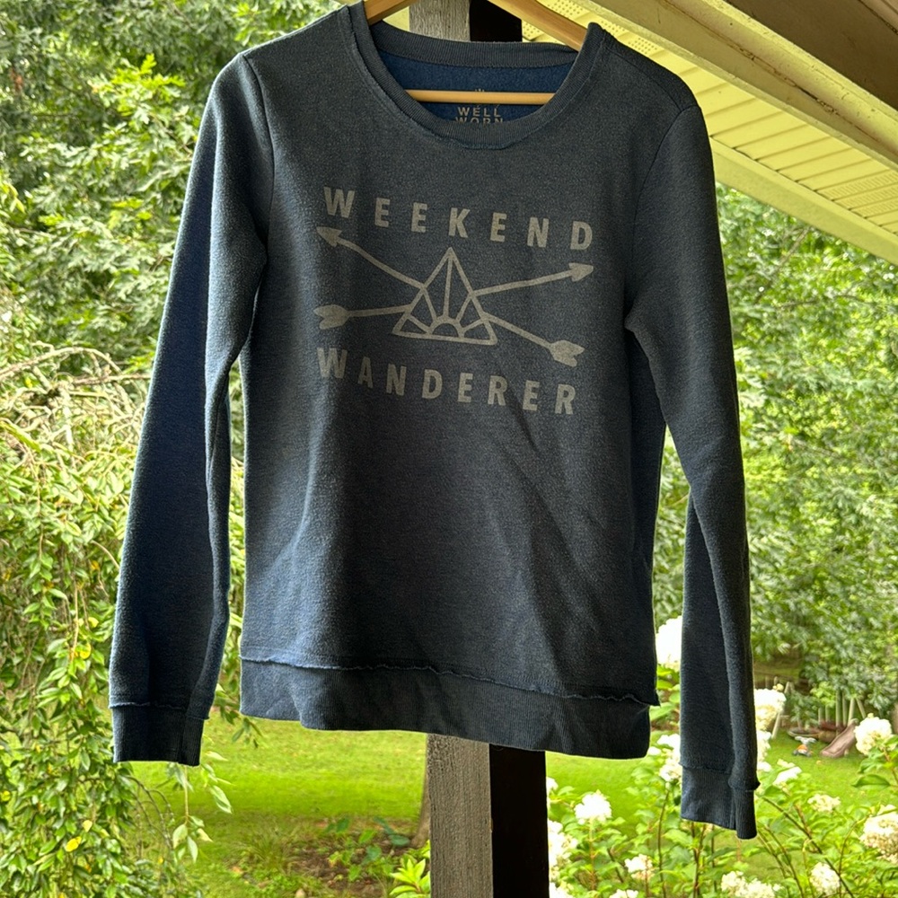 Blue sweatshirt